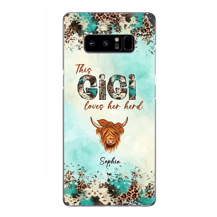 Custom Personalized This Gigi Love Her Herd Phone Case For iPhone/ Samsung - Mother's Day Gift Idea For Mom/ Grandma