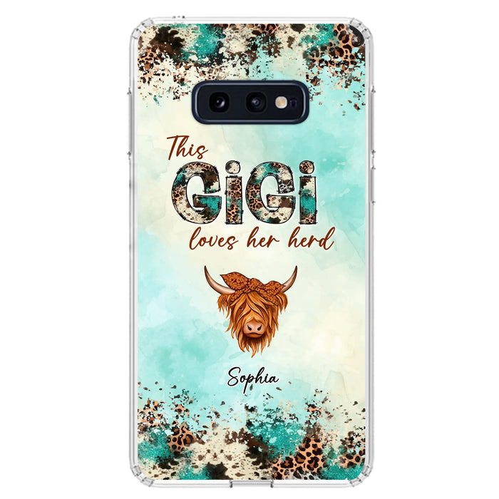 Custom Personalized This Gigi Love Her Herd Phone Case For iPhone/ Samsung - Mother's Day Gift Idea For Mom/ Grandma