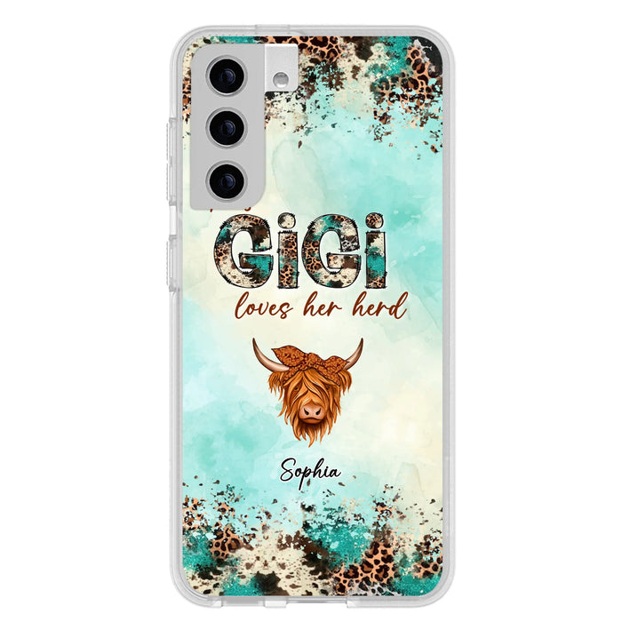 Custom Personalized This Gigi Love Her Herd Phone Case For iPhone/ Samsung - Mother's Day Gift Idea For Mom/ Grandma