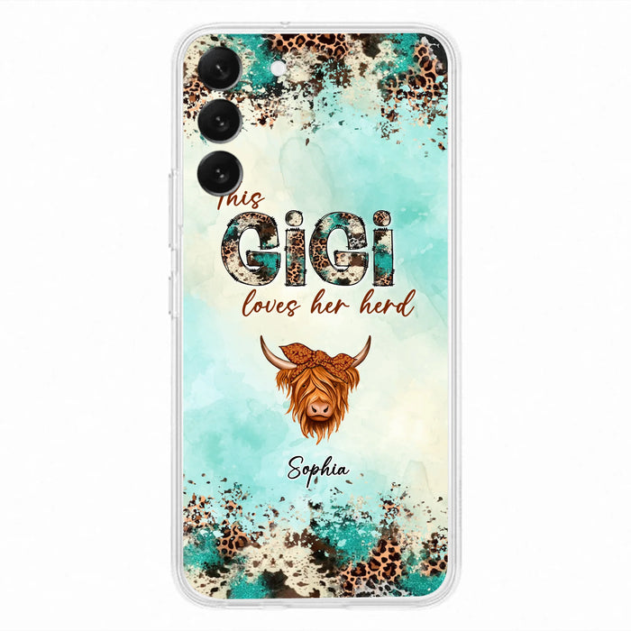 Custom Personalized This Gigi Love Her Herd Phone Case For iPhone/ Samsung - Mother's Day Gift Idea For Mom/ Grandma