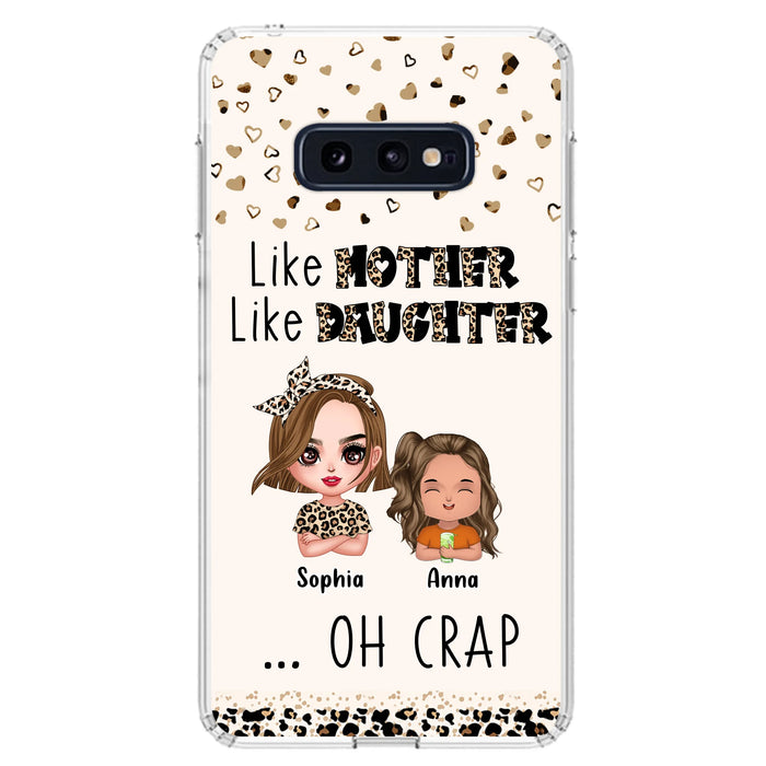 Custom Personalized Mother Phone Case - Mom With Upto 7 Children - Mother's Day Gift To Mom - Like Mother Like Daughter - Case For iPhone And Samsung