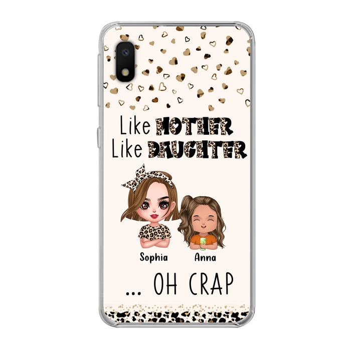 Custom Personalized Mother Phone Case - Mom With Upto 7 Children - Mother's Day Gift To Mom - Like Mother Like Daughter - Case For iPhone And Samsung