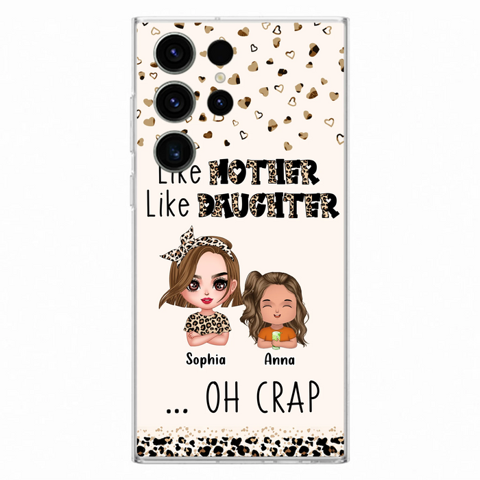 Custom Personalized Mother Phone Case - Mom With Upto 7 Children - Mother's Day Gift To Mom - Like Mother Like Daughter - Case For iPhone And Samsung