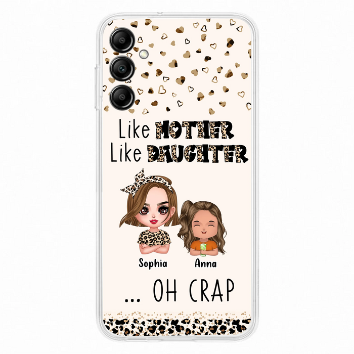Custom Personalized Mother Phone Case - Mom With Upto 7 Children - Mother's Day Gift To Mom - Like Mother Like Daughter - Case For iPhone And Samsung
