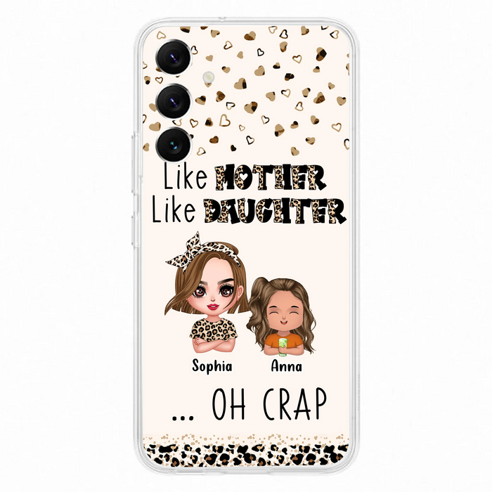 Custom Personalized Mother Phone Case - Mom With Upto 7 Children - Mother's Day Gift To Mom - Like Mother Like Daughter - Case For iPhone And Samsung