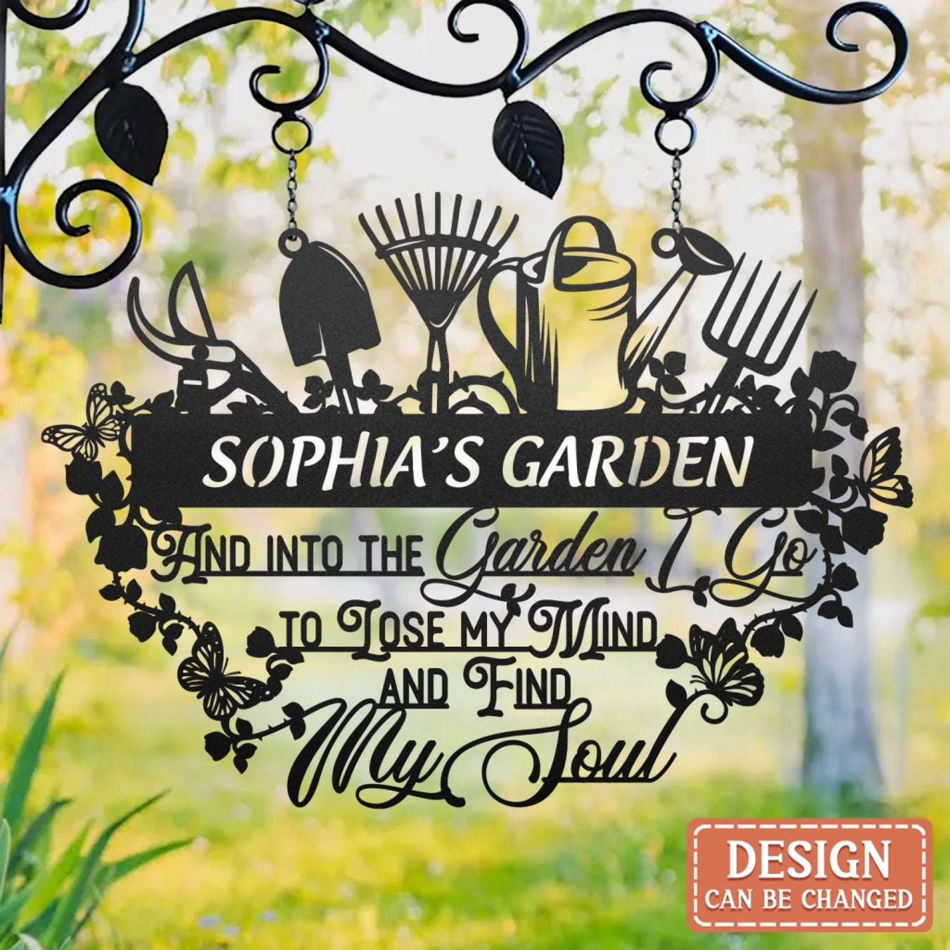 Garden Metal Sign