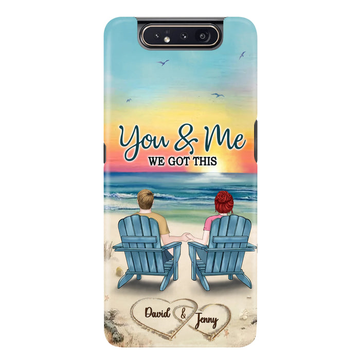 Custom Personalized Couple Phone Case - Gift Idea For Couple - You & Me We Got This - Case for iPhone/Samsung