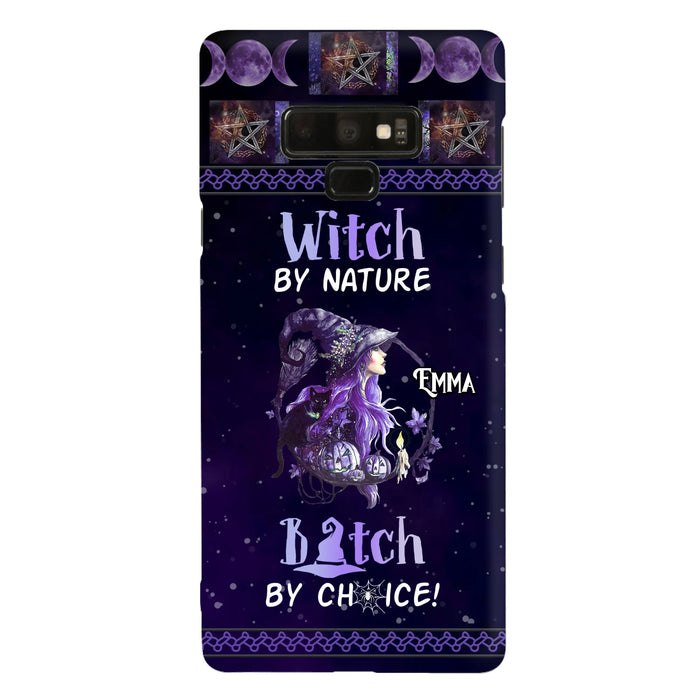 Custom Personalized Witch Phone Case - Halloween Gift Idea For Friends - Case for iPhone & Samsung