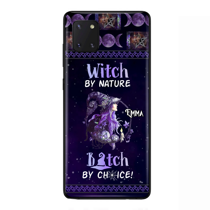Custom Personalized Witch Phone Case - Halloween Gift Idea For Friends - Case for iPhone & Samsung