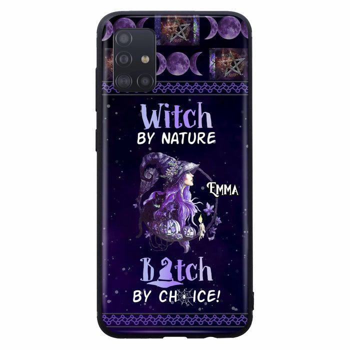 Custom Personalized Witch Phone Case - Halloween Gift Idea For Friends - Case for iPhone & Samsung