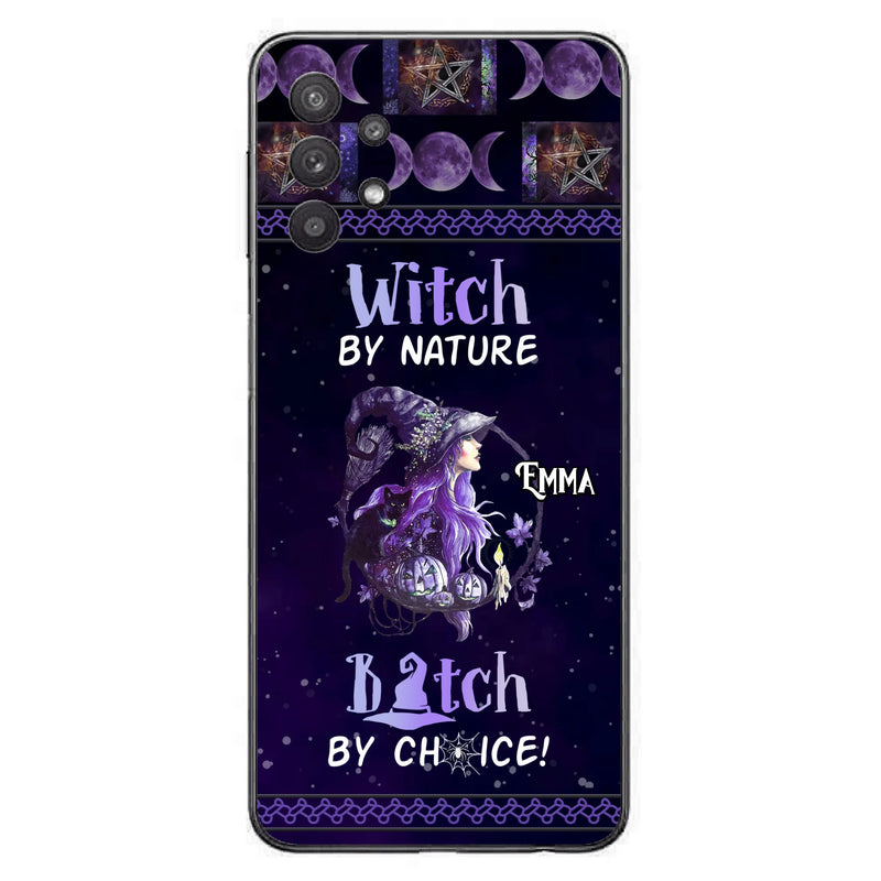 Custom Personalized Witch Phone Case - Halloween Gift Idea For Friends - Case for iPhone & Samsung