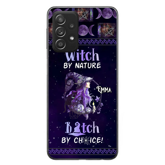 Custom Personalized Witch Phone Case - Halloween Gift Idea For Friends - Case for iPhone & Samsung