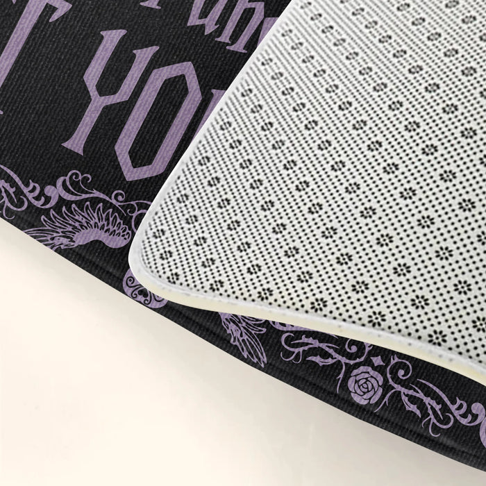 Personalized Witch Doormat - Gift Idea For Witch Lover - Come In And Rest Your Bones