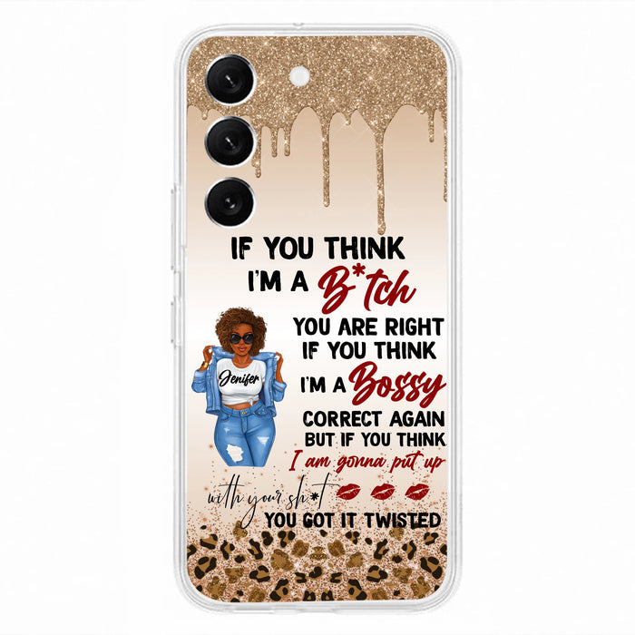Custom Personalized Someone Called Me A Bitch Phone Case - Case For iPhone and Samsung Models