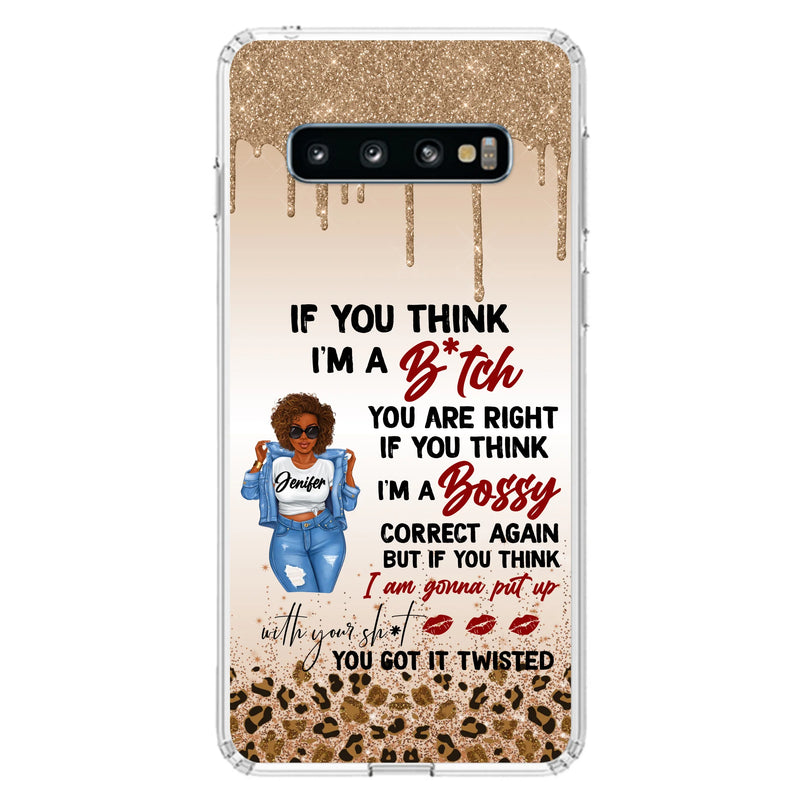 Custom Personalized Someone Called Me A Bitch Phone Case - Case For iPhone and Samsung Models