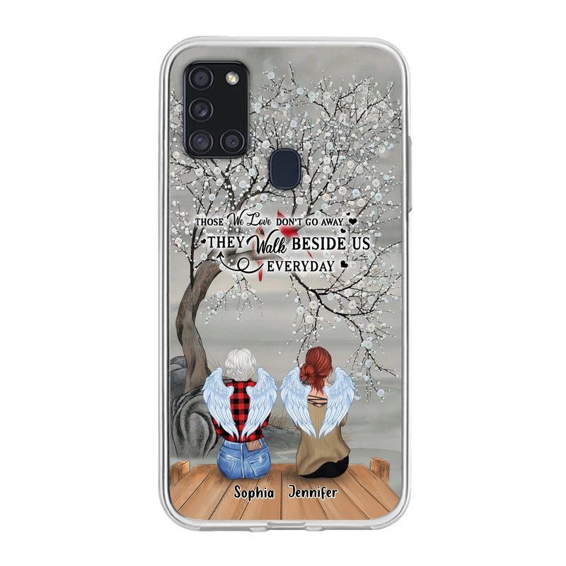 Custom Personalized Memorial Family Member Loss Phone Case - Up to 5 People - Memorial Gift Idea - Those We Love Don't Go Away - Case For iPhone And Samsung