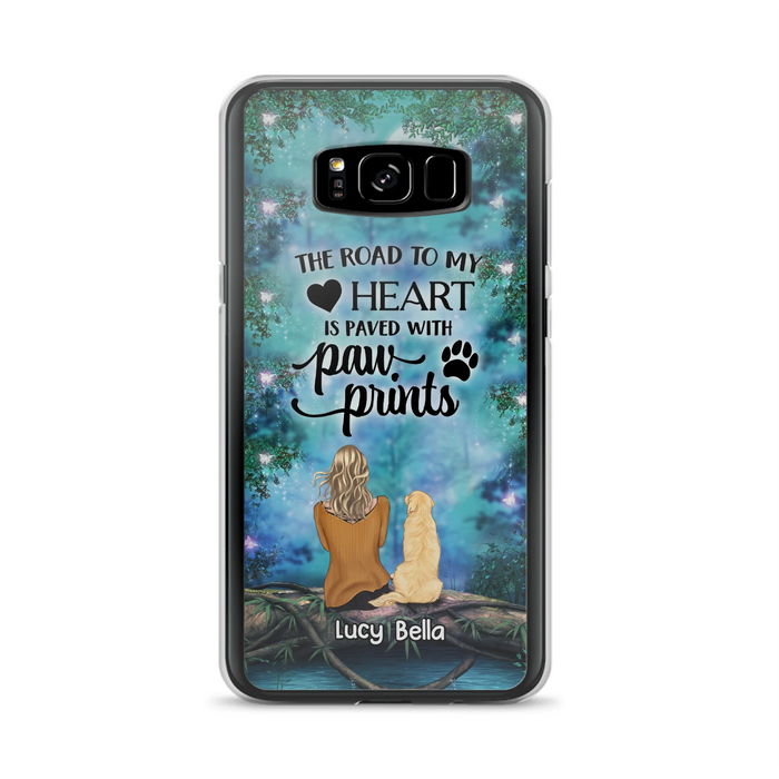 Custom Personalized Memorial Dog Phone Case - Upto 5 Dogs - Gift Idea For Dog Lover - Case For iPhone And Samsung