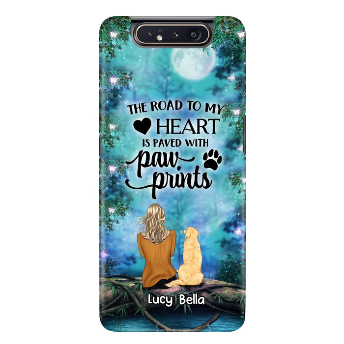 Custom Personalized Memorial Dog Phone Case - Upto 5 Dogs - Gift Idea For Dog Lover - Case For iPhone And Samsung