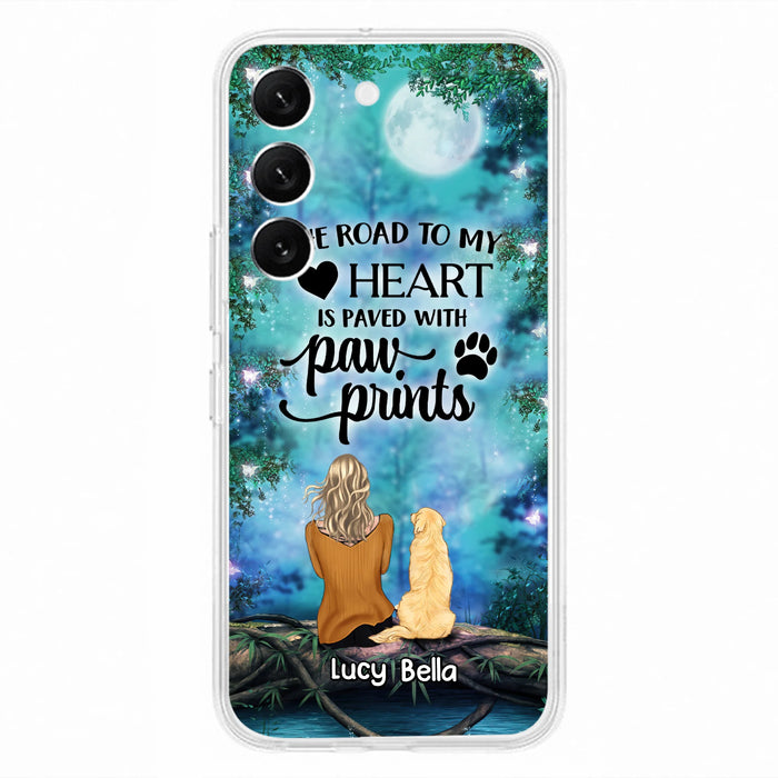 Custom Personalized Memorial Dog Phone Case - Upto 5 Dogs - Gift Idea For Dog Lover - Case For iPhone And Samsung