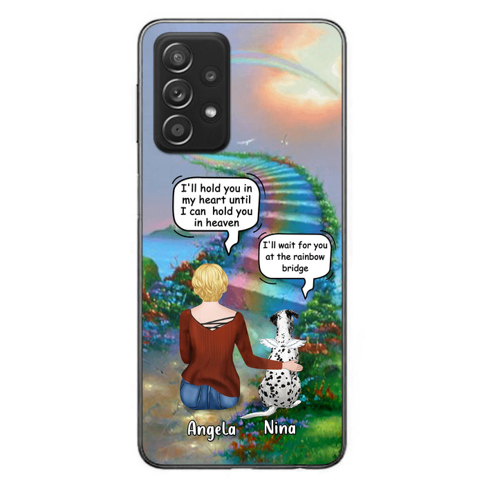 Custom Personalized Memorial Dog Phone Case - Upto 4 Dogs - Memorial Gift For Dog Lovers - Case For iPhone/Samsung