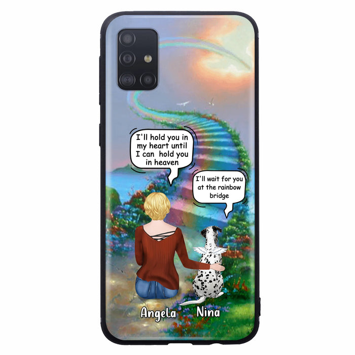 Custom Personalized Memorial Dog Phone Case - Upto 4 Dogs - Memorial Gift For Dog Lovers - Case For iPhone/Samsung
