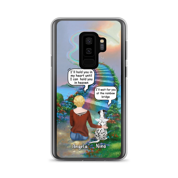 Custom Personalized Memorial Dog Phone Case - Upto 4 Dogs - Memorial Gift For Dog Lovers - Case For iPhone/Samsung
