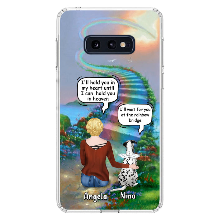 Custom Personalized Memorial Dog Phone Case - Upto 4 Dogs - Memorial Gift For Dog Lovers - Case For iPhone/Samsung