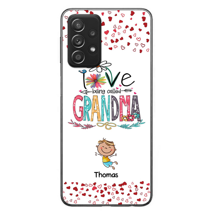 Custom Personalized Blessed To Be Called Nana Phone Case - Upto 5 Kids - Gift Idea For Nana/ Mama/Kids - Case For iPhone And Samsung