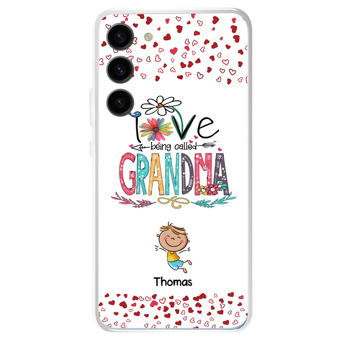 Custom Personalized Blessed To Be Called Nana Phone Case - Upto 5 Kids - Gift Idea For Nana/ Mama/Kids - Case For iPhone And Samsung