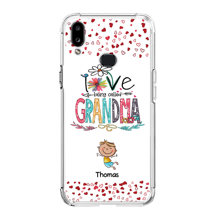 Custom Personalized Blessed To Be Called Nana Phone Case - Upto 5 Kids - Gift Idea For Nana/ Mama/Kids - Case For iPhone And Samsung