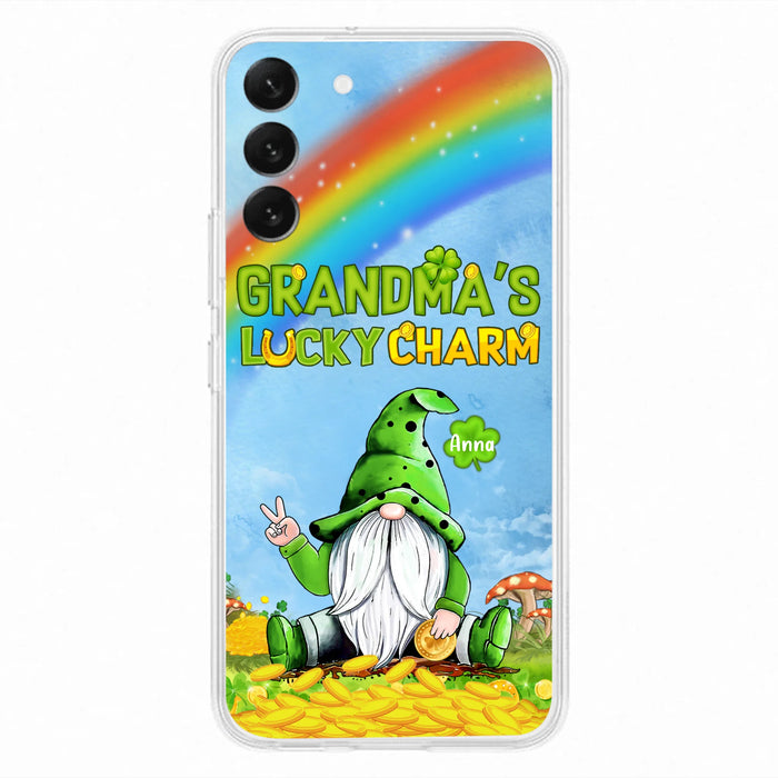 Custom Personalized iPhone Case/Samsung Case - Gift for Grandmother - Grandma's Lucky Charms Phone Case - Up to 6 Grandkids