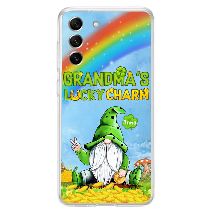 Custom Personalized iPhone Case/Samsung Case - Gift for Grandmother - Grandma's Lucky Charms Phone Case - Up to 6 Grandkids