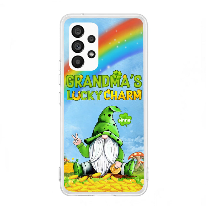 Custom Personalized iPhone Case/Samsung Case - Gift for Grandmother - Grandma's Lucky Charms Phone Case - Up to 6 Grandkids