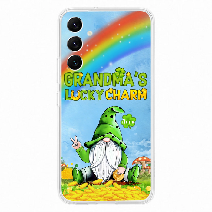 Custom Personalized iPhone Case/Samsung Case - Gift for Grandmother - Grandma's Lucky Charms Phone Case - Up to 6 Grandkids