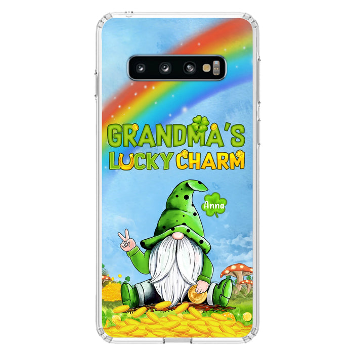 Custom Personalized iPhone Case/Samsung Case - Gift for Grandmother - Grandma's Lucky Charms Phone Case - Up to 6 Grandkids