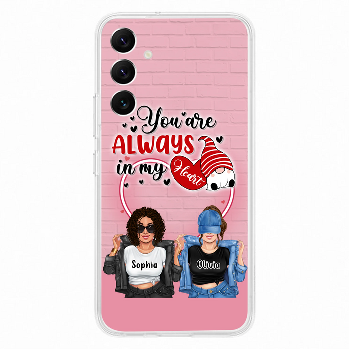 Custom Personalized Friends Phone Case - Best Gift For Friends - You're Always In My Heart - Case For iPhone/Samsung