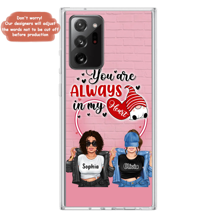 Custom Personalized Friends Phone Case - Best Gift For Friends - You're Always In My Heart - Case For iPhone/Samsung