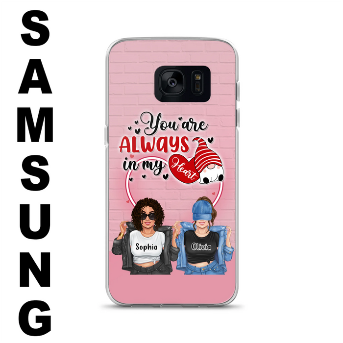 Custom Personalized Friends Phone Case - Best Gift For Friends - You're Always In My Heart - Case For iPhone/Samsung