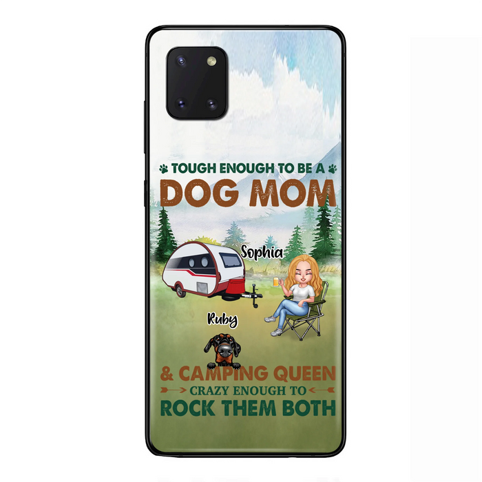 Custom Personalized Camping With Dogs Phone Case - Up to 5 Dogs - Best Gift For Dog Lovers - I Like Camping And Dogs And Maybe 3 People - Case For iPhone/Samsung