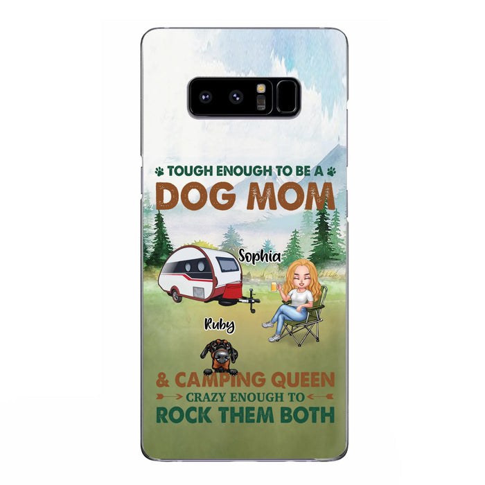 Custom Personalized Camping With Dogs Phone Case - Up to 5 Dogs - Best Gift For Dog Lovers - I Like Camping And Dogs And Maybe 3 People - Case For iPhone/Samsung