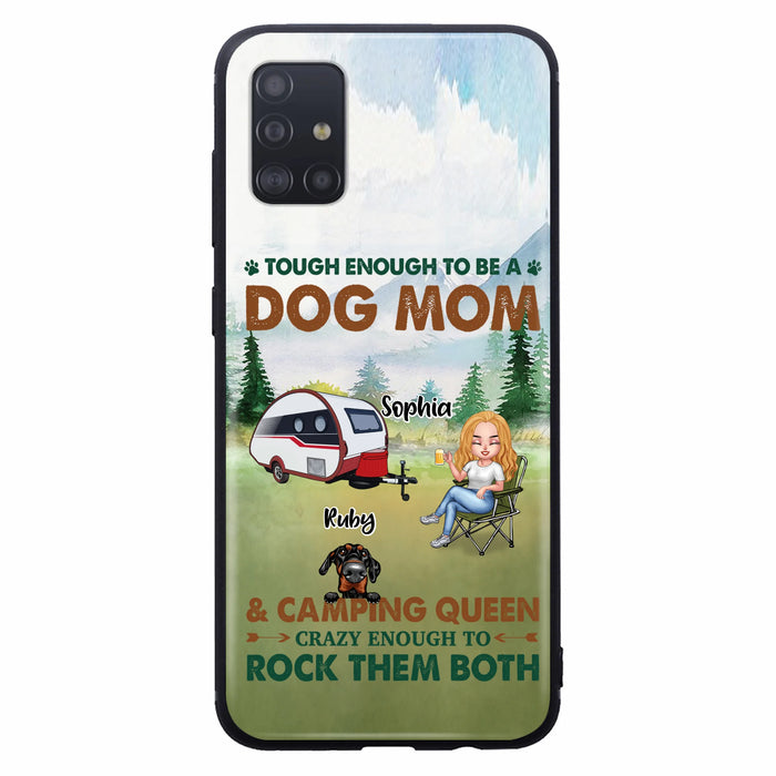 Custom Personalized Camping With Dogs Phone Case - Up to 5 Dogs - Best Gift For Dog Lovers - I Like Camping And Dogs And Maybe 3 People - Case For iPhone/Samsung