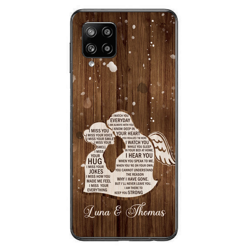 Custom Personalized I Miss Your Voice Memorial Phone Case - Memorial Gift Idea For Couple - Case For iPhone And Samsung