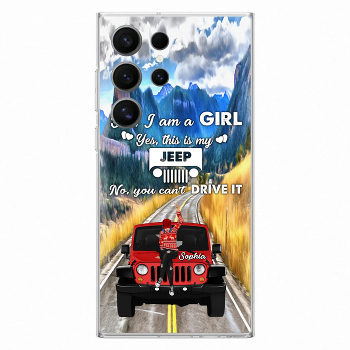Custom Personalized Off - Road Girl Phone Case - Case For iPhone And Samsung