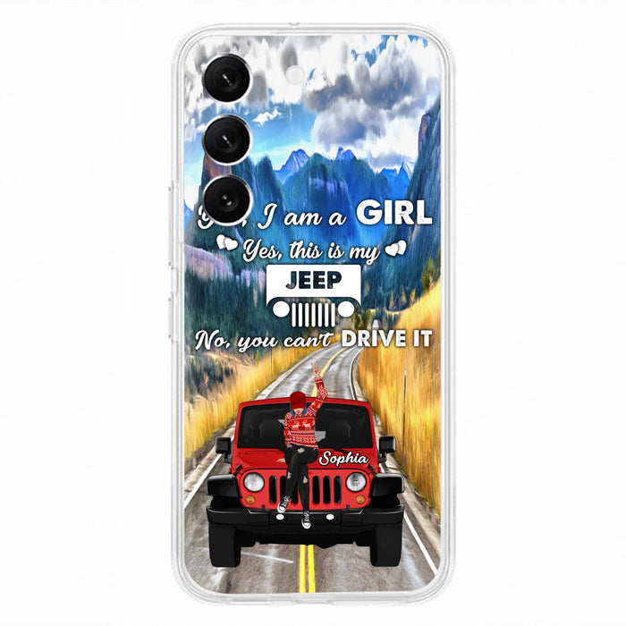 Custom Personalized Off - Road Girl Phone Case - Case For iPhone And Samsung