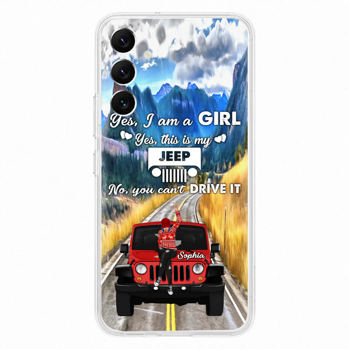 Custom Personalized Off - Road Girl Phone Case - Case For iPhone And Samsung