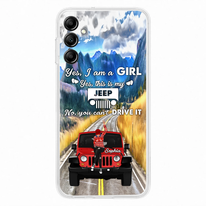 Custom Personalized Off - Road Girl Phone Case - Case For iPhone And Samsung
