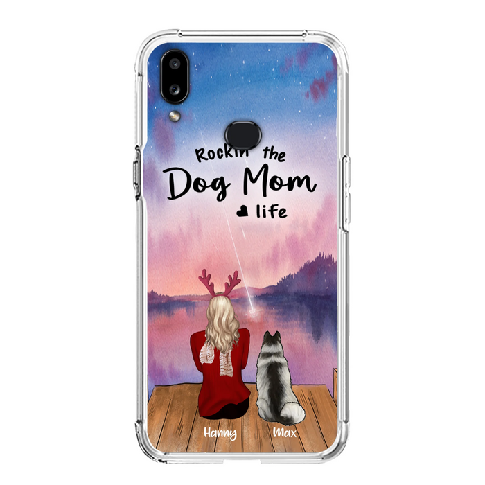 Custom Personalized Family Christmas Phone Case - Life Is Better With Dogs