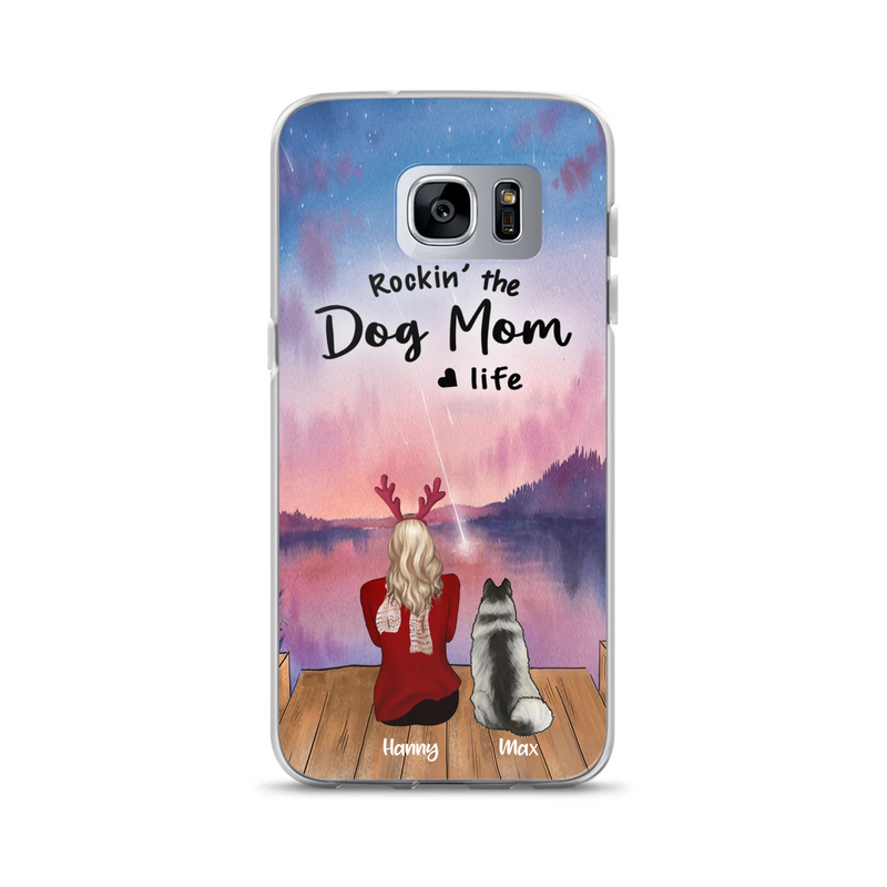 Custom Personalized Family Christmas Phone Case - Life Is Better With Dogs