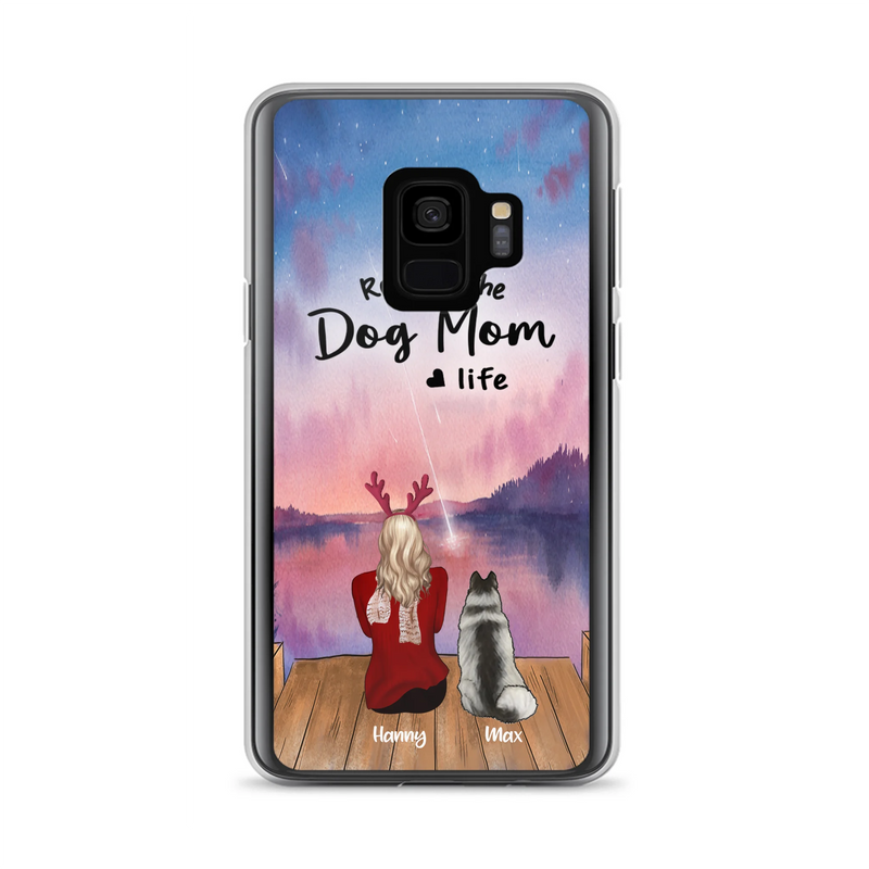 Custom Personalized Family Christmas Phone Case - Life Is Better With Dogs