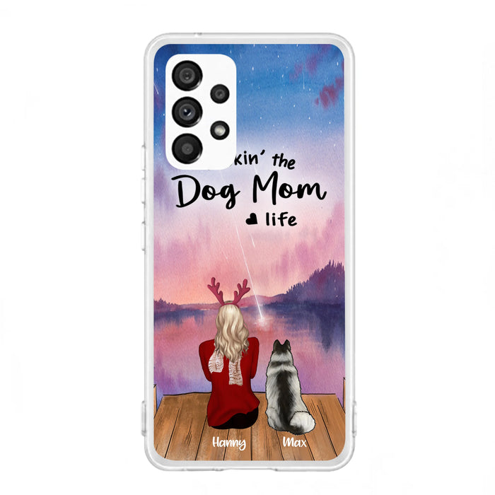 Custom Personalized Family Christmas Phone Case - Life Is Better With Dogs